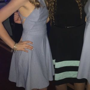 Baby blue dress